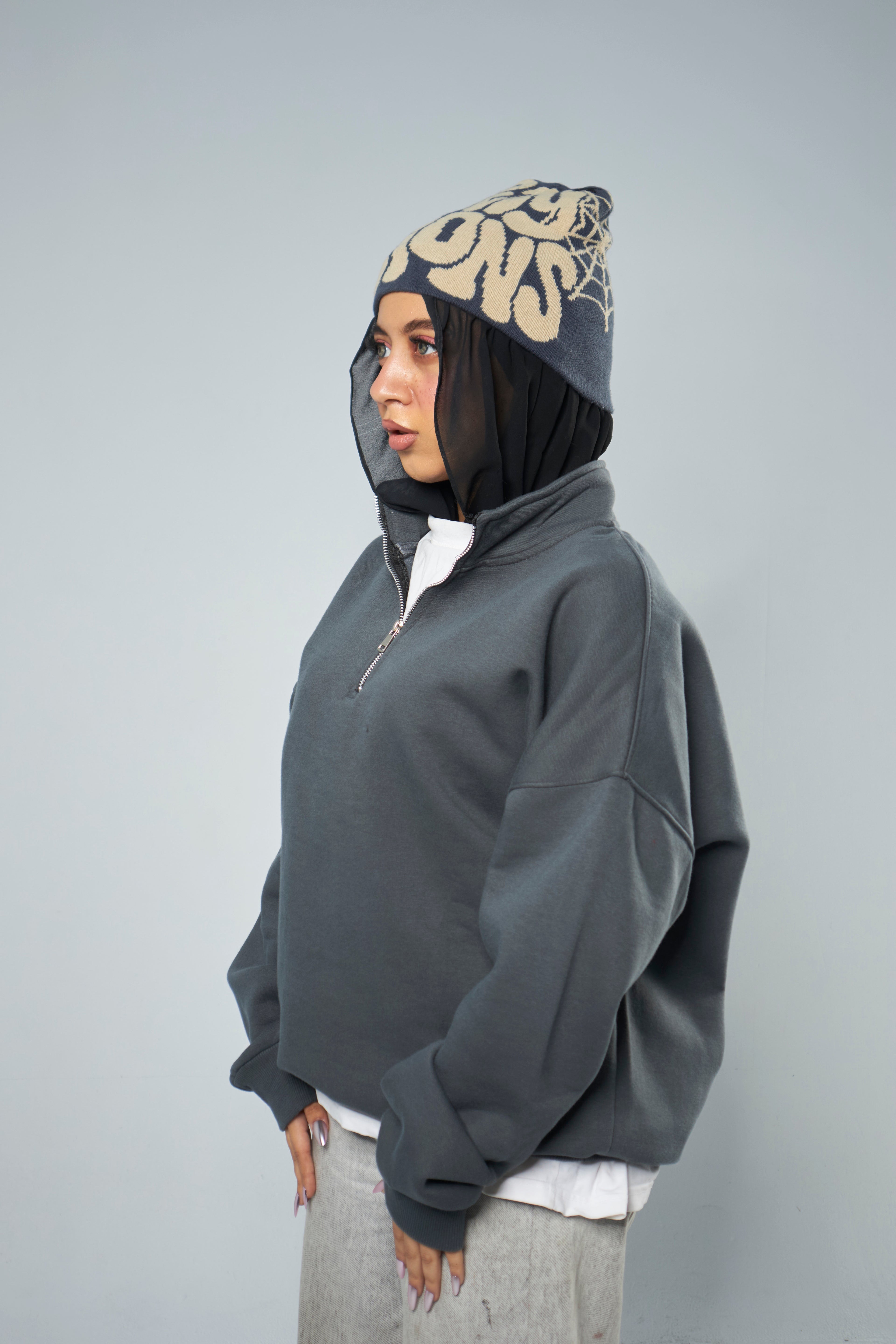 Charcoal Quarter-Zip