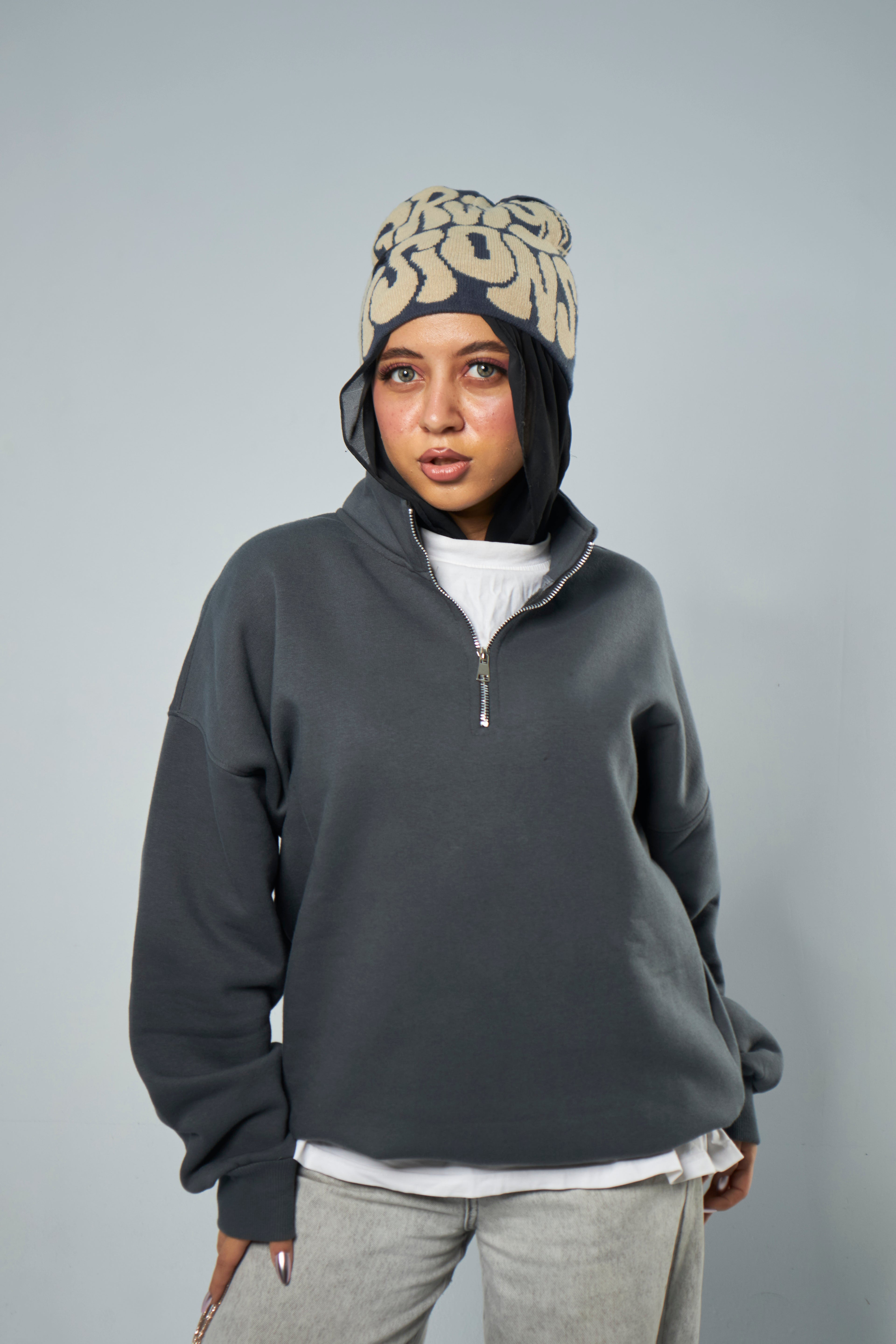 Charcoal Quarter-Zip