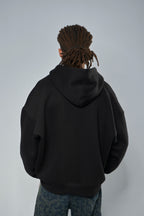 BLACK ZIP-UP