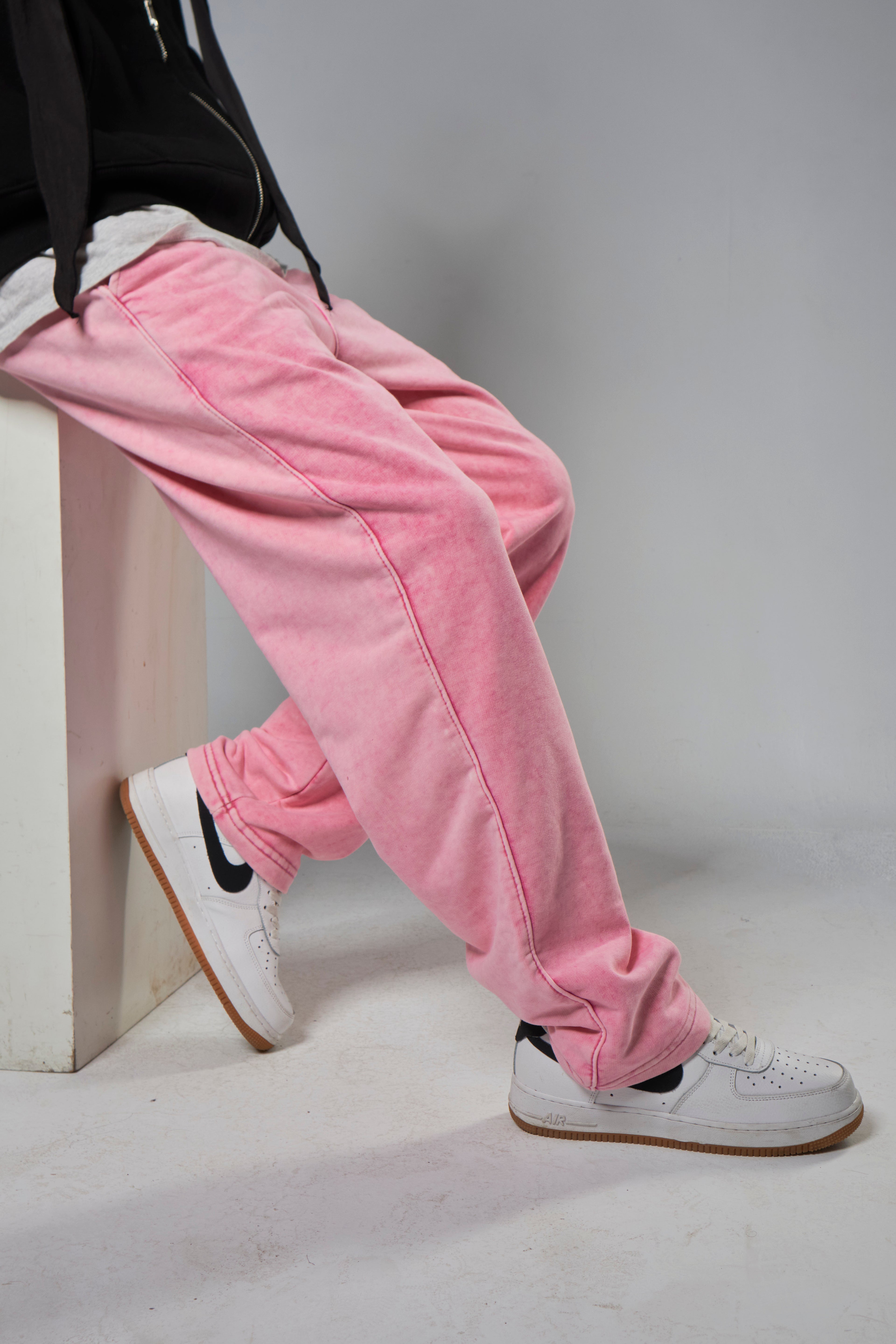 Washed Rose Sweat Pants