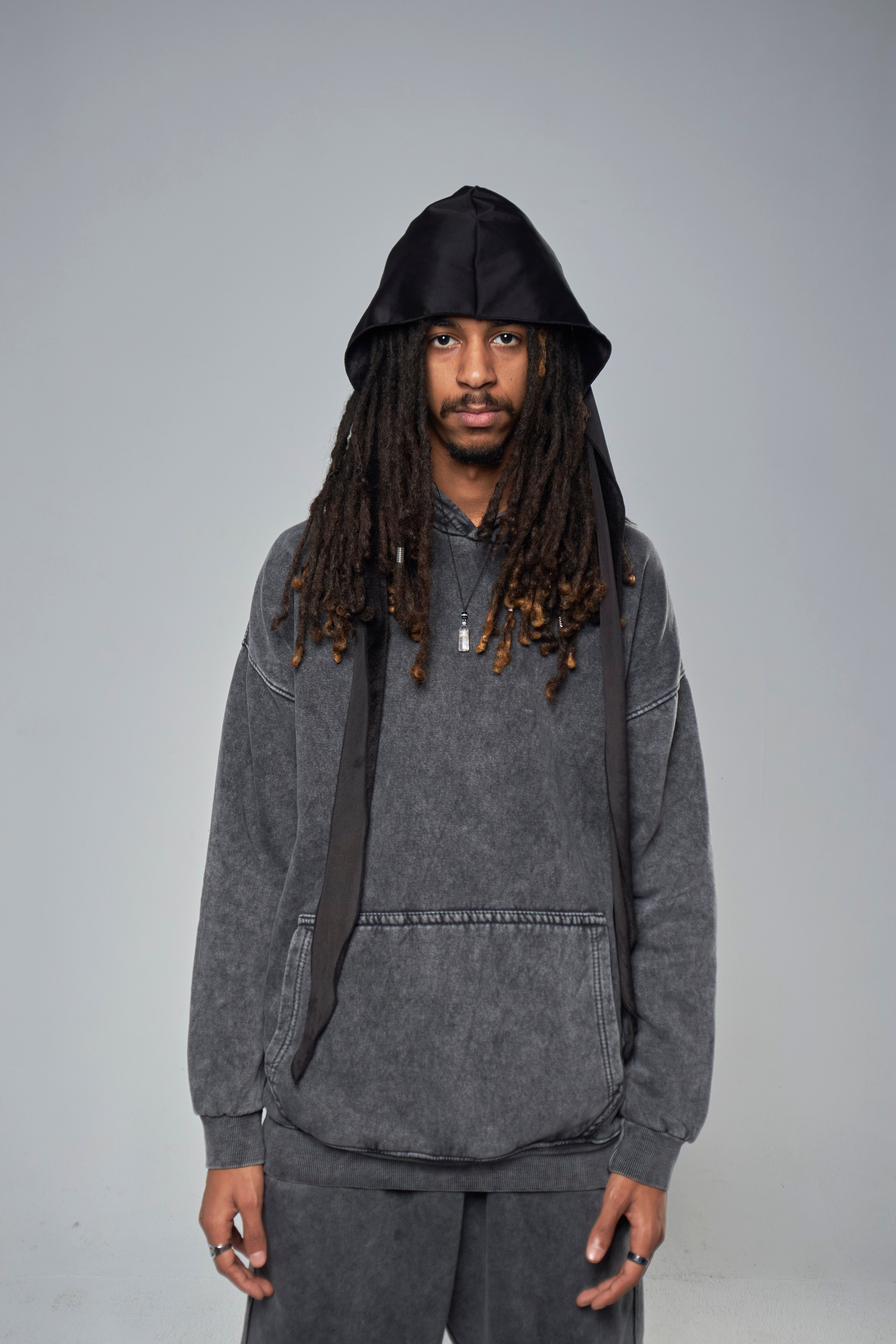 Washed Charcoal Hoodie