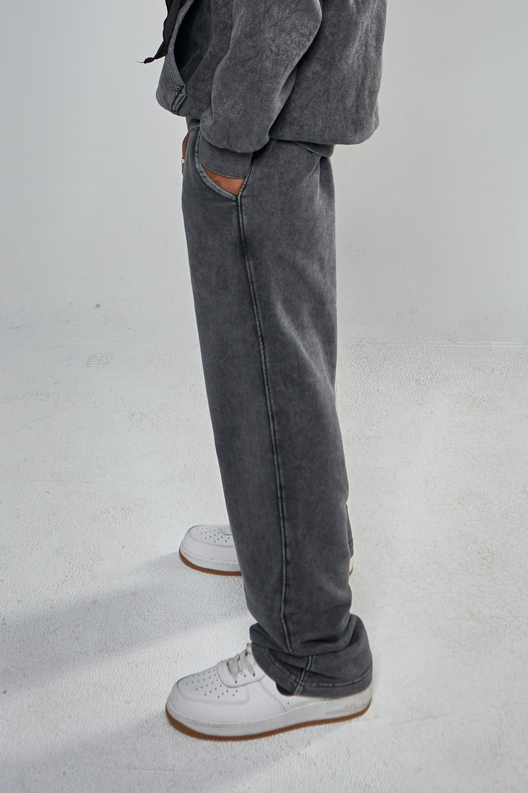 Washed Charcoal Sweat Pants
