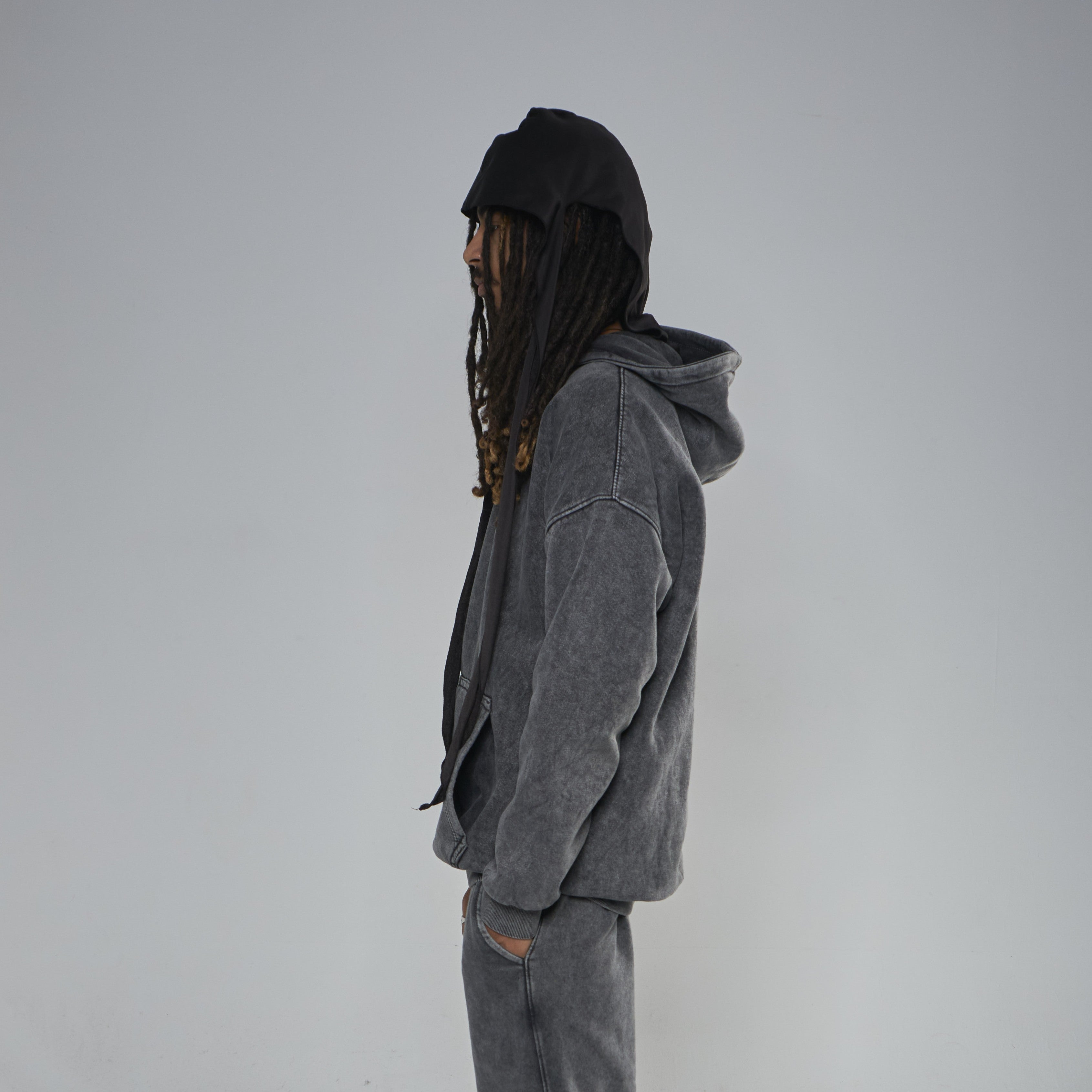 Washed Charcoal Hoodie