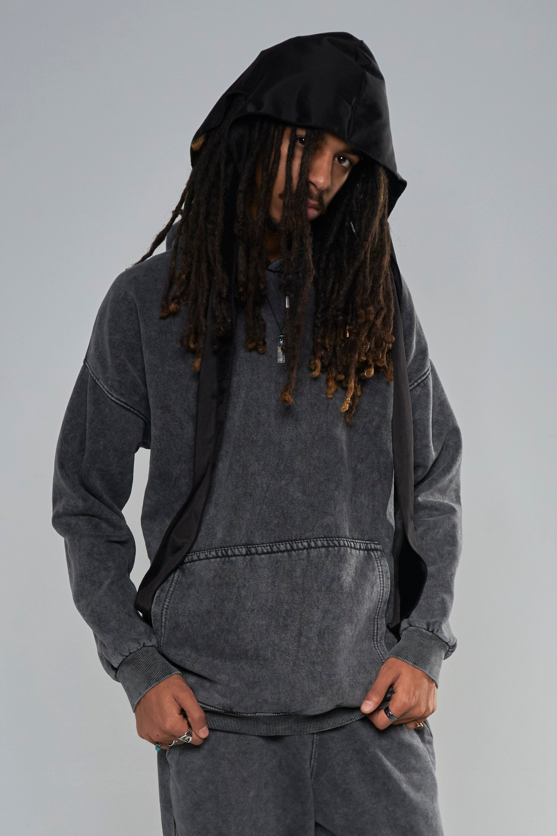 Washed Charcoal Hoodie