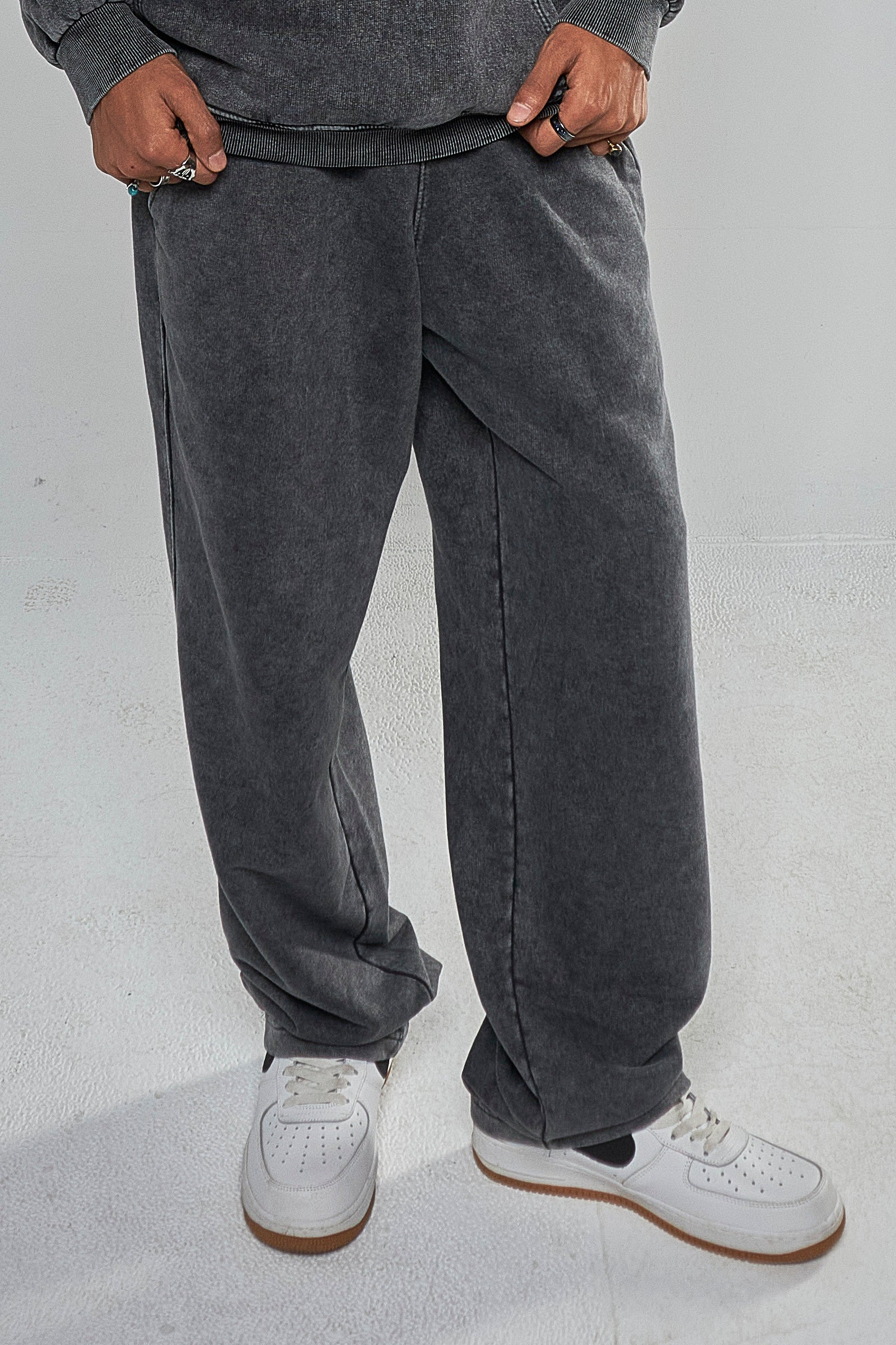 Washed Charcoal Sweat Pants