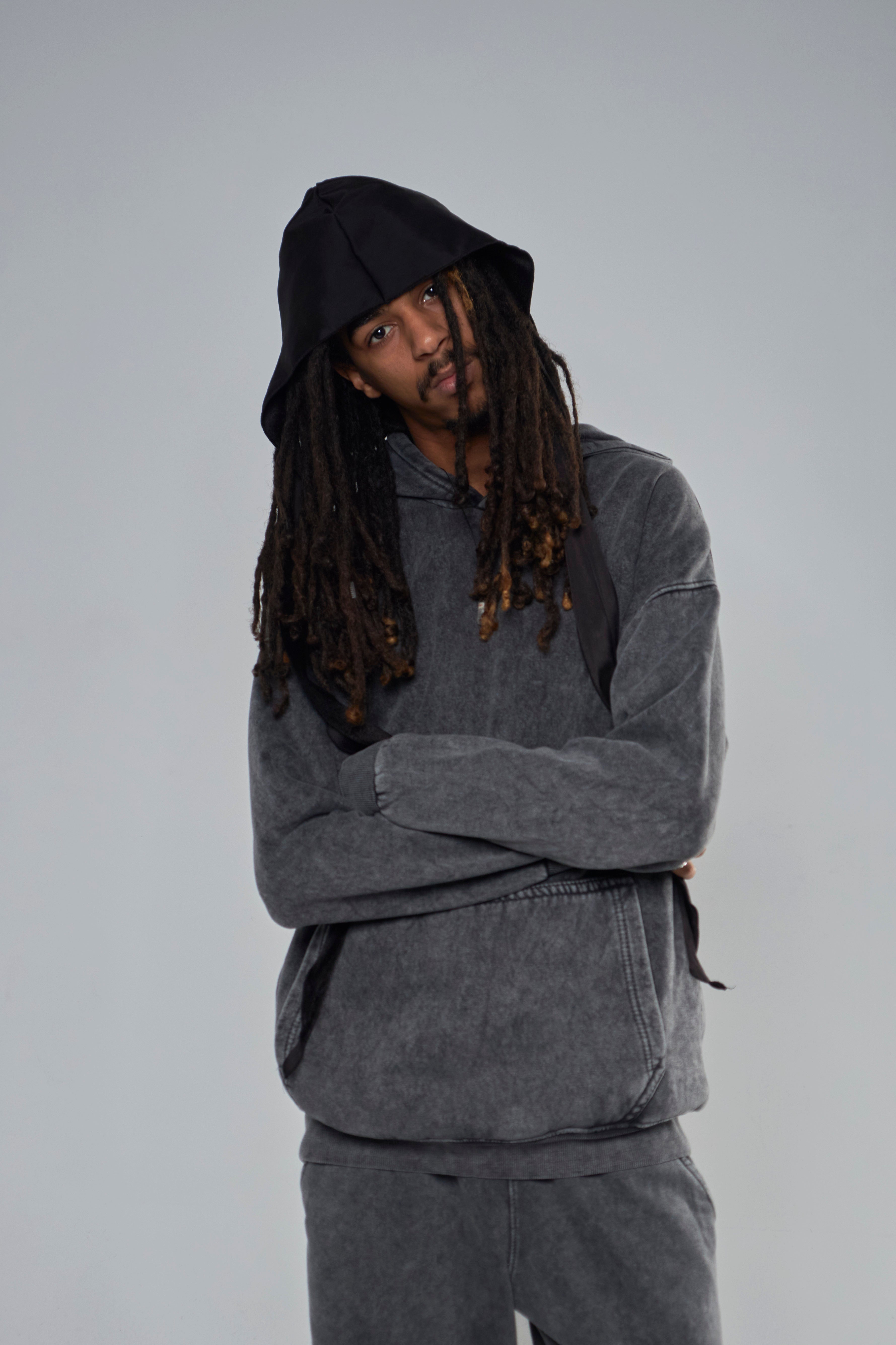 Washed Charcoal Hoodie